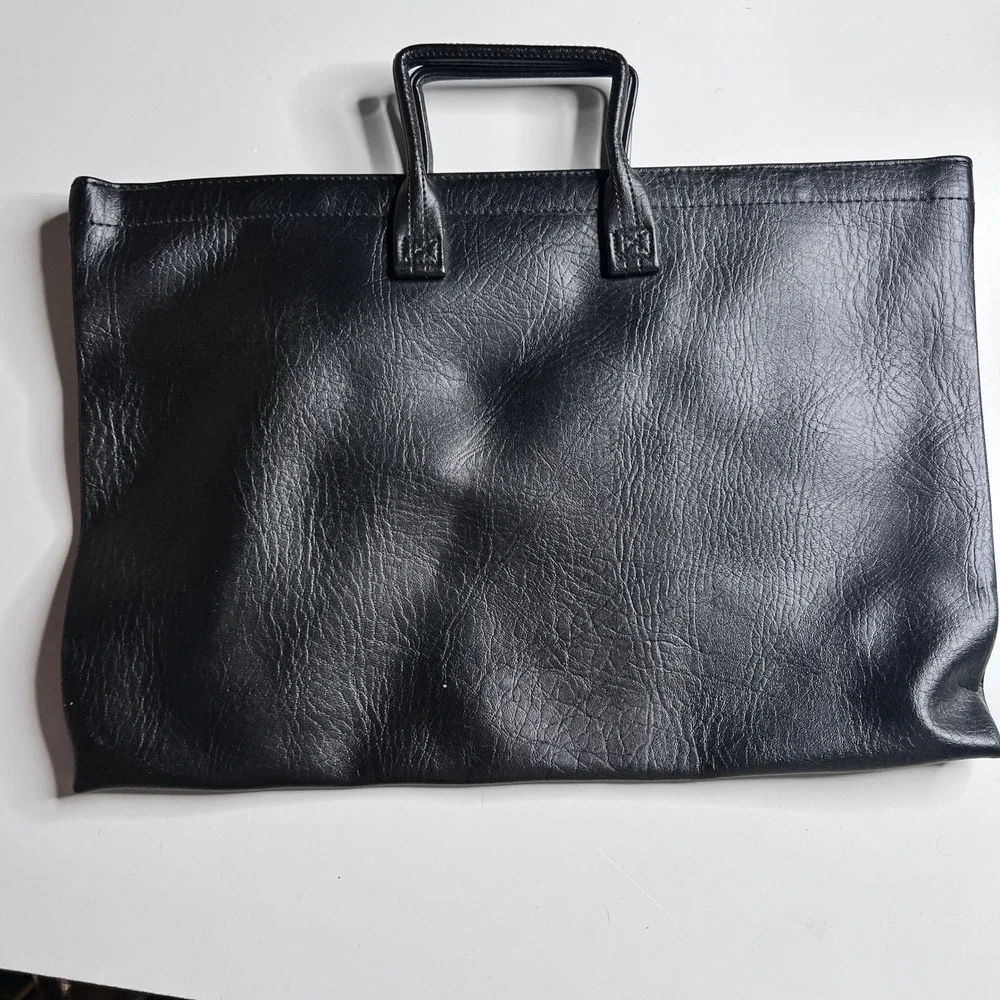 Vintage American Portfolio Co Kentucky State Seal‎ Black Briefcase Document Bag